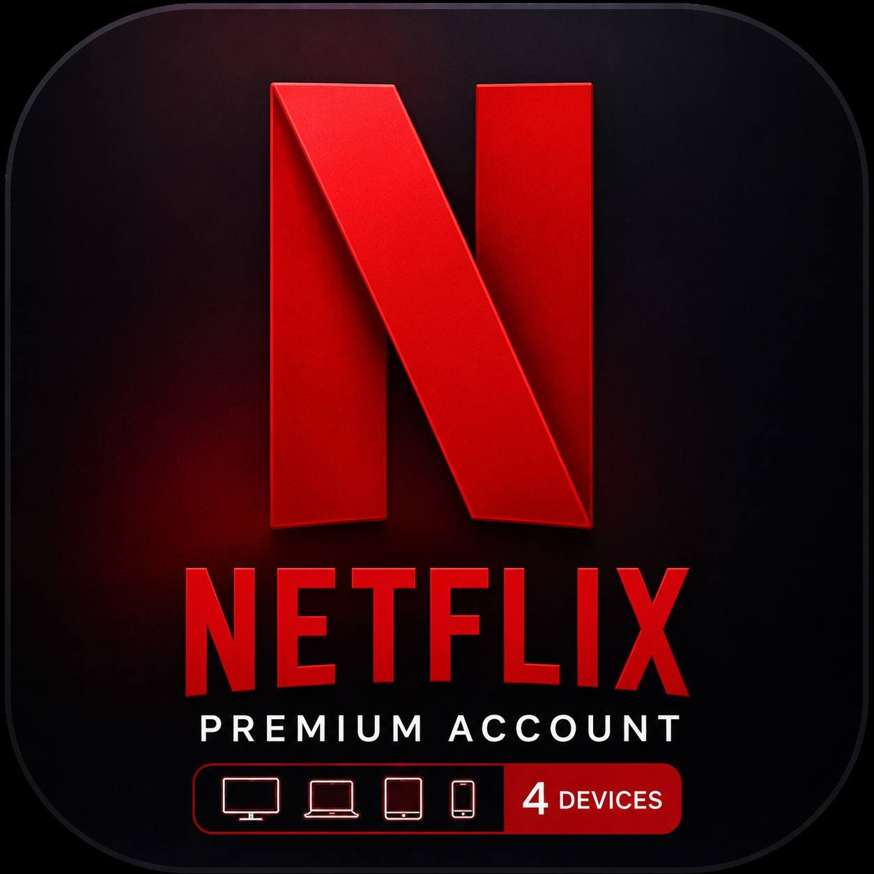 "\"\\\"Netflix Premium - 1 Months\\\"\""