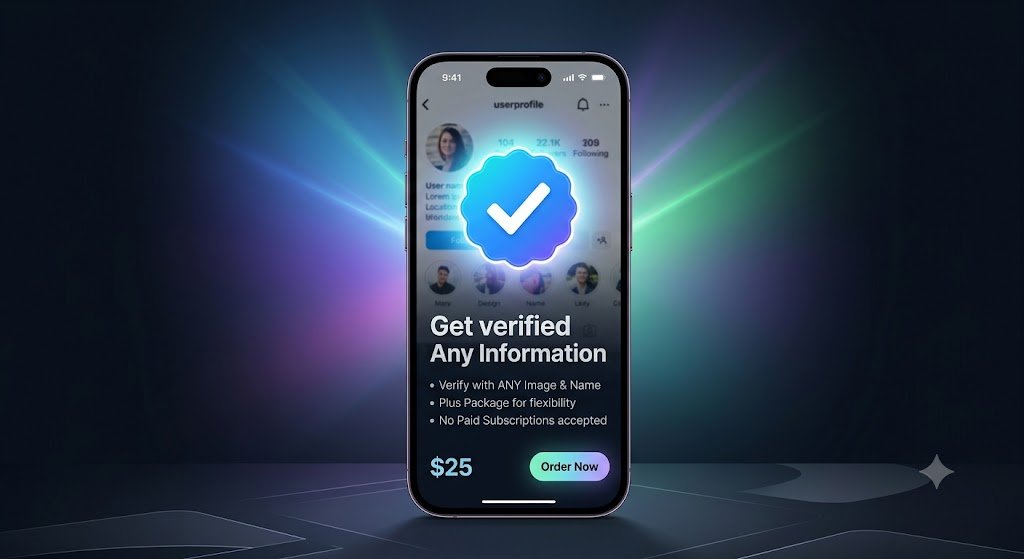 "Get verified"